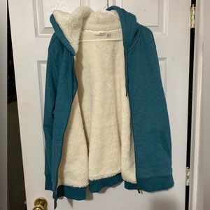 LL BEAN Sherpa Lined Hoodie. NWOT